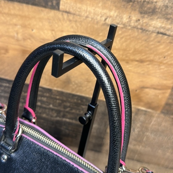 COACH (F13000) SIERRA SATCHEL CROSSGRAIN LEATHER WITH MULTI EDGEPAINT BAG - Picture 8 of 14